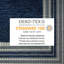 Tapis bleu marine / ivoire Nicole Miller-67637713