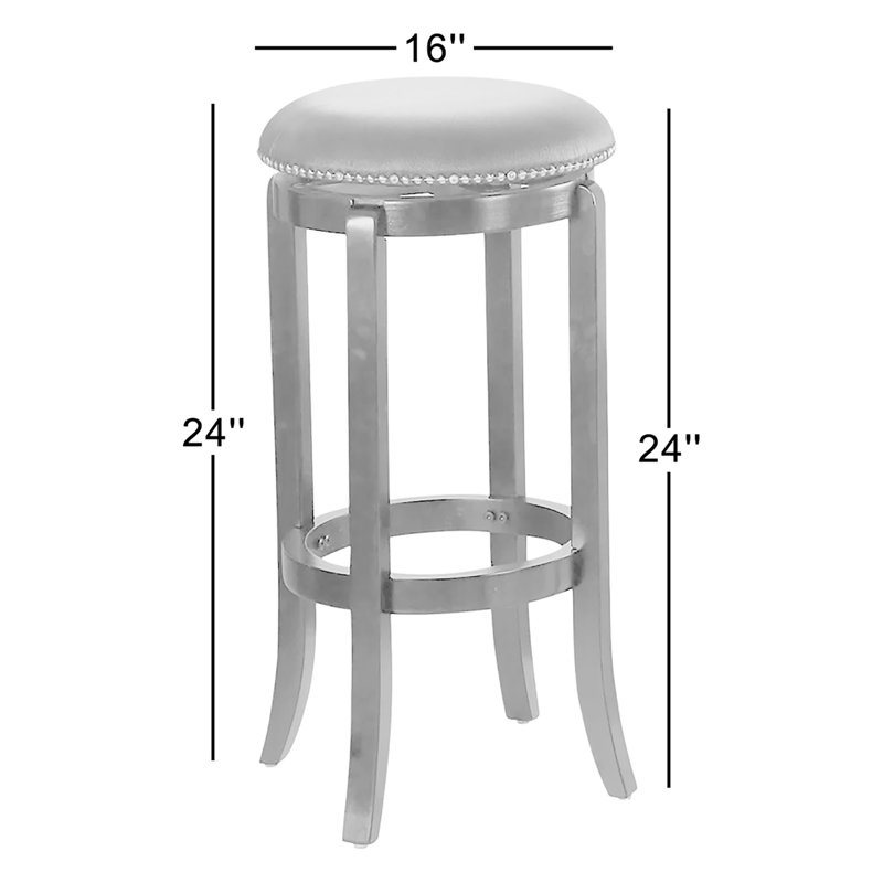 Tabouret de comptoir 24 po, Cerisier