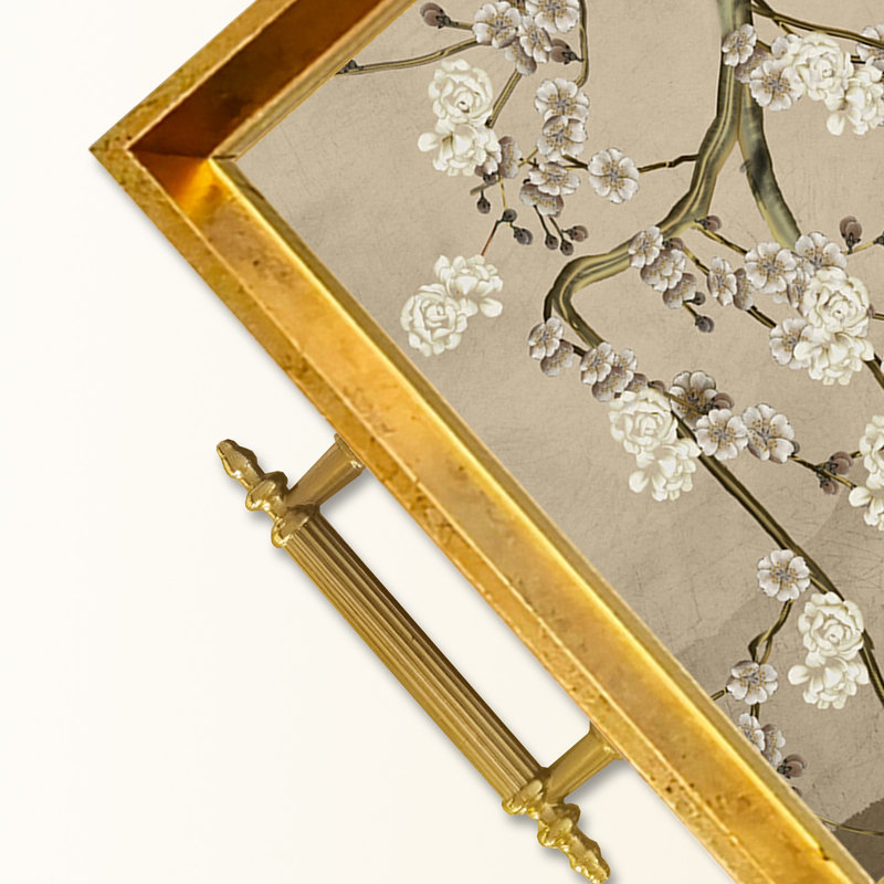 Elegant Glass Tray, 19.7 x 11.4 x 1.4 inches | 100% Durable Glass Construction | Easy to Clean with Damp Cloth | Ideal for Serving, Decorative Display, and Organizing | Stylish Addition to Home Décor