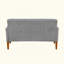 Modern Living Room Causeuse Chenille Upholstery Coils Coils-121069062