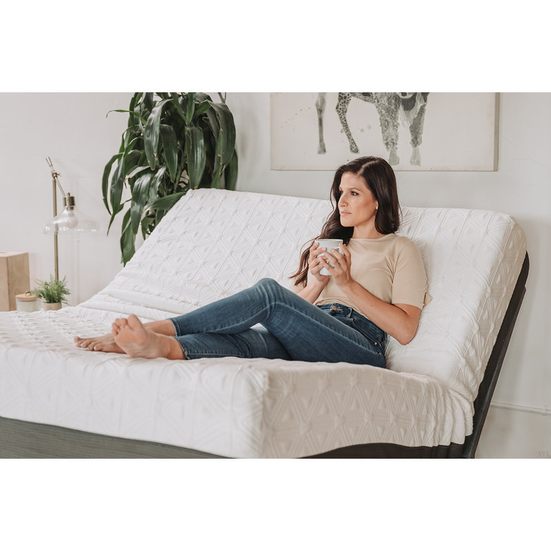 Matelas en mousse viscoélastique gélifiée Omne Sleep, Très grand lit, 8''