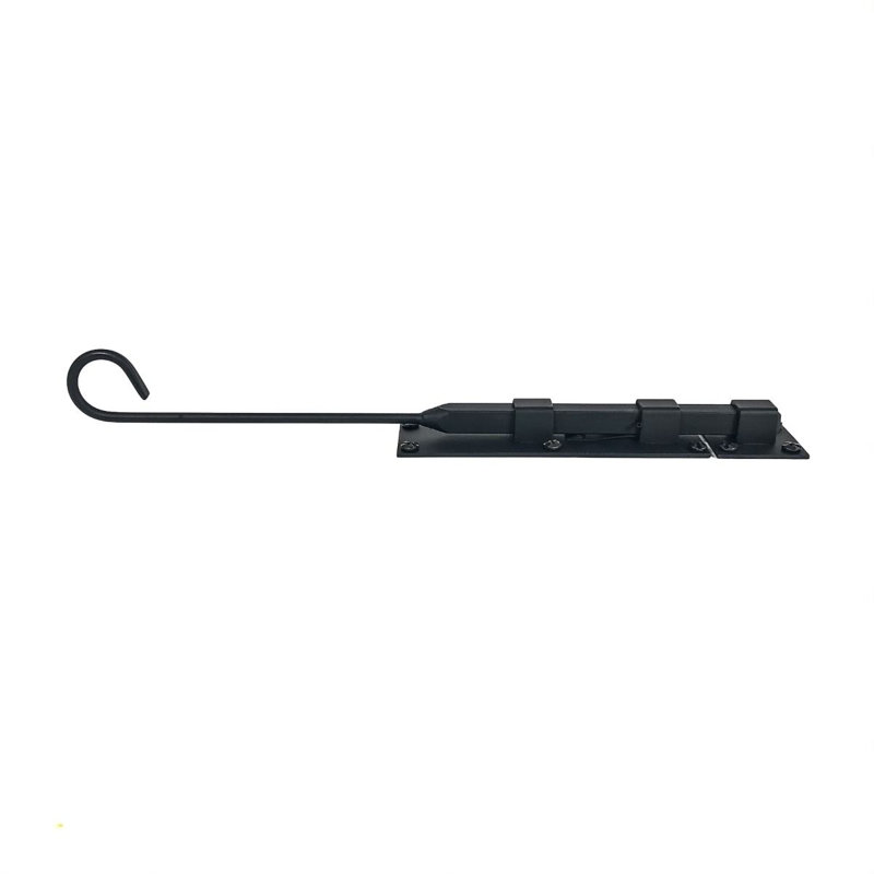 Forged Iron Cane Bolt Latch, 14"
