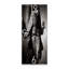 Horloge murale monochrome Portrait de Buffalo II-1968579989