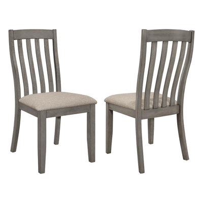 Chaise de salle à manger rembourrée Coastal Grey