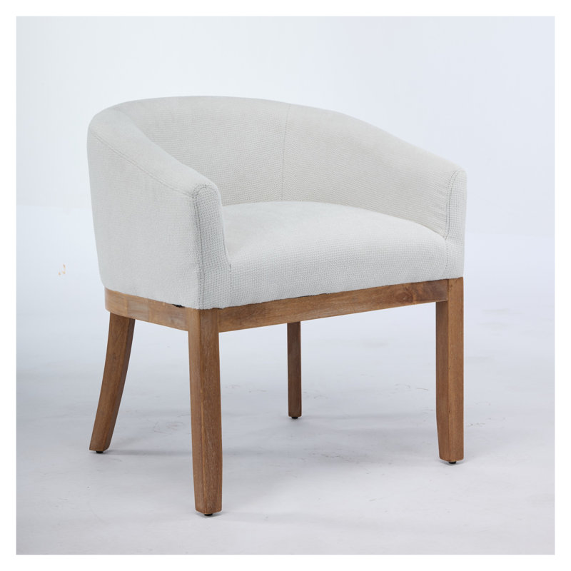 Chaise de salle à manger rembourrée Mid-Century
