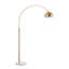 Zoely 69" Gold Brass Arched Floor Lamp