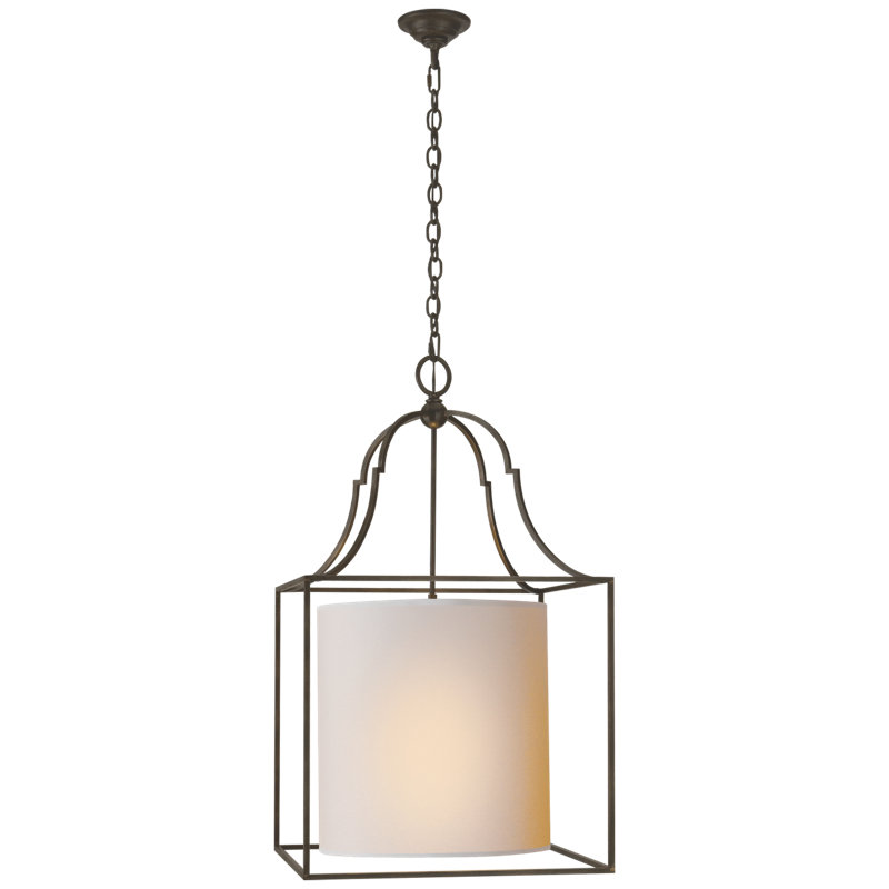 Chapman & Myers Gustavian Lantern, Aged Iron, Paper
