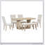 Ensemble de table de salle à manger à rallonge 6 pièces Contemporary 78 pièces avec rallonge amovible de 18 po, 4 chaises rembourrées et un banc