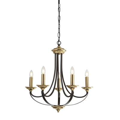 Limeuil 5 - Light Candle Style Chandelier