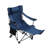 Outdoor Camping Chairs Folding/Portable/Adjustable Reclining Chair(Three-Level Adjustment), Side Pockets & Cup Holder,Carry Bag,Dark Blue