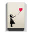Banksy Girl with Balloon Wall Graffiti - Wrapped Canvas-19042573