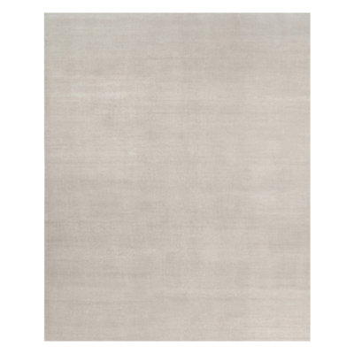 Rug & Kilim’S Oversized Contemporary Textural Solid Rug In Ivory Tones