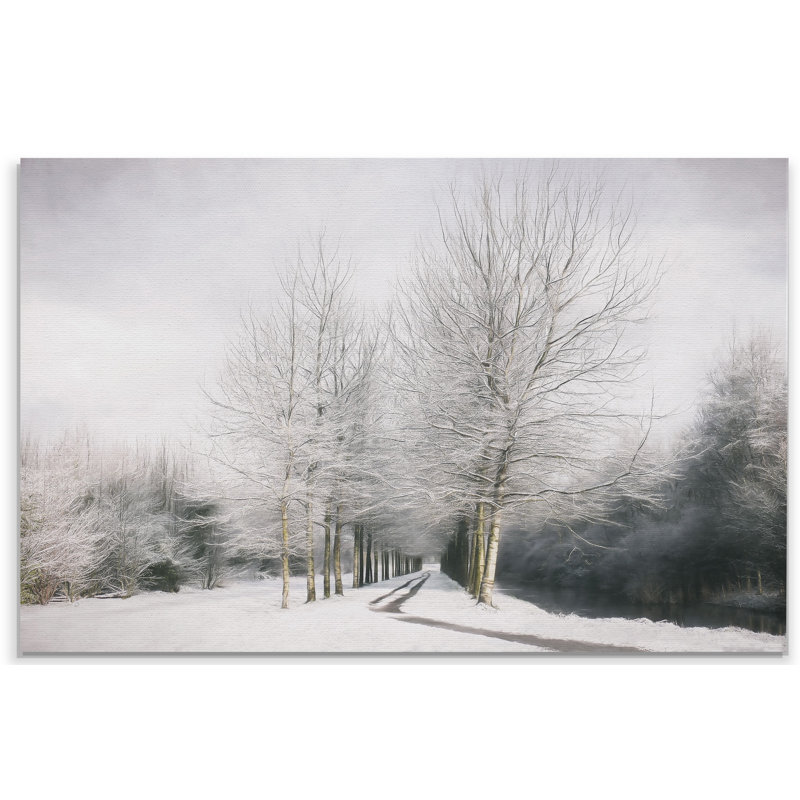 « winter is here », reproduction, H 12 po x l 18 po x P 1,5 po, Toile tendue
