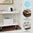 Ulery Martha Stewart Liam Mobile 2 Tier Home Office Printer Cart with Side Storage-89798306-89798302