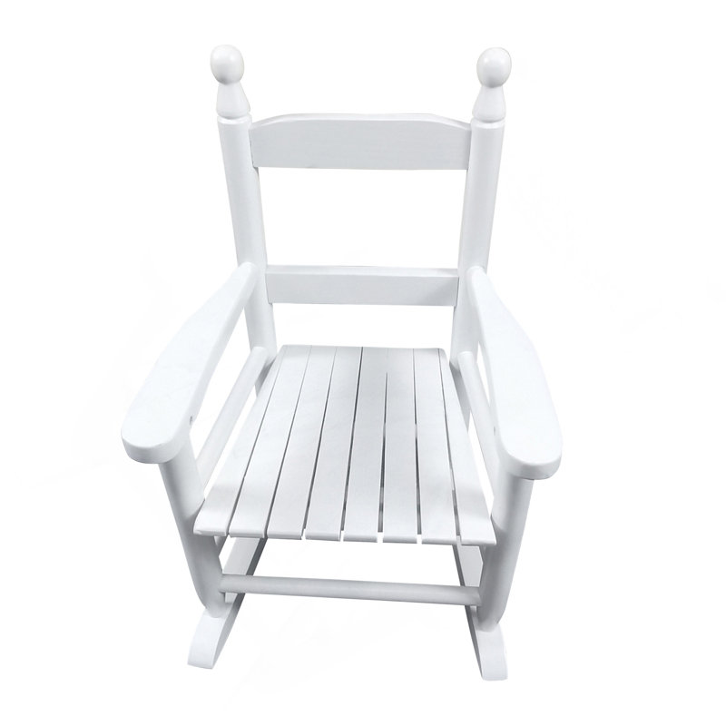 Children's rocking white chair- Indoor or Outdoor -Suitable for kids-Durable, White