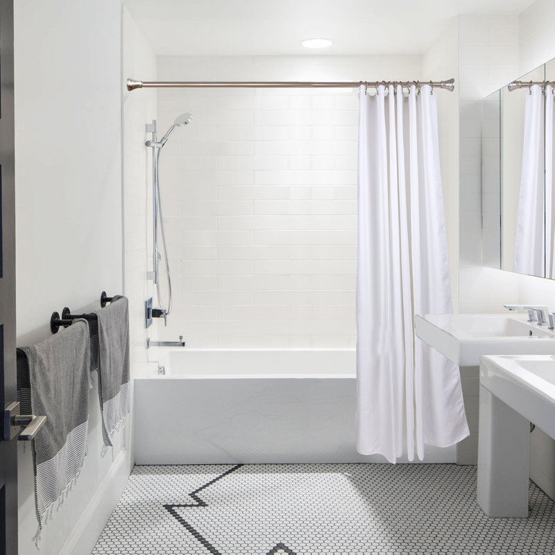 Crochets à rideau de douche, Nickel