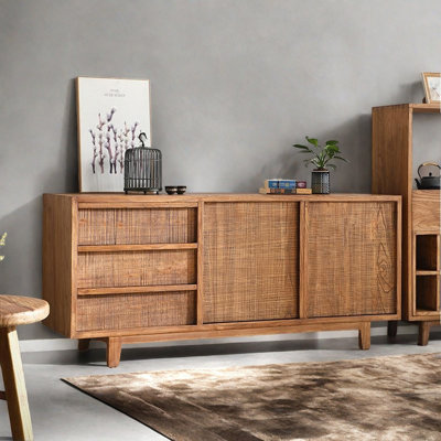Buffet en bois massif Simple Modern
