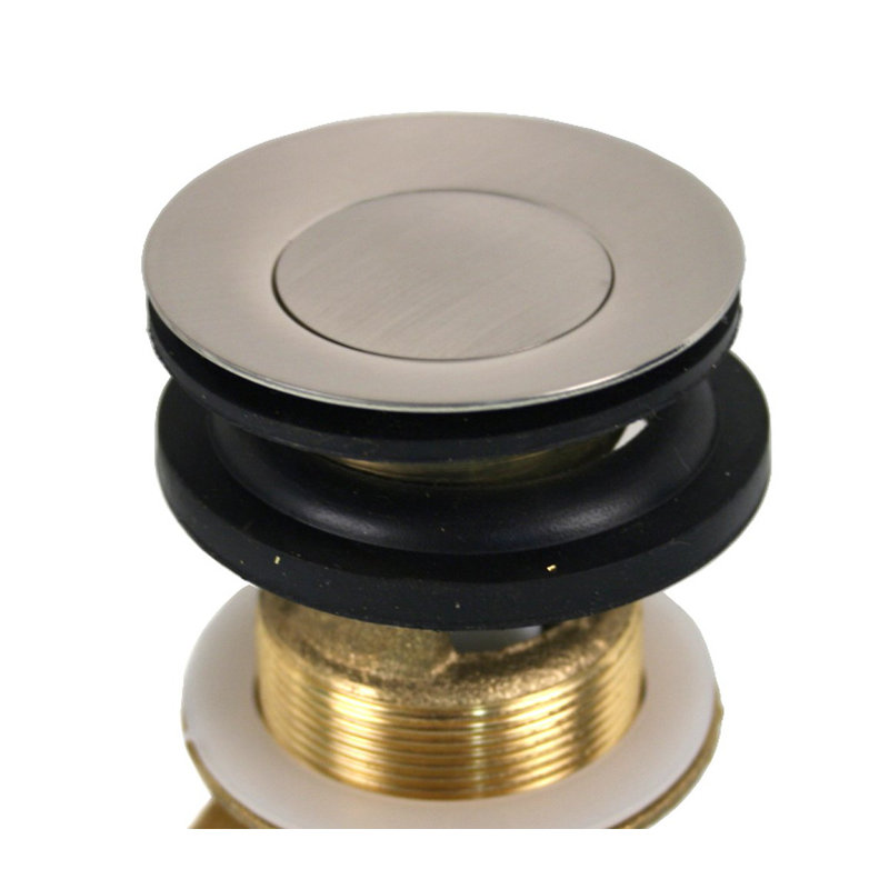 2.1'' W Pop-Up Yes, Brushed Nickel