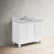 Jillian 36 Single Bathroom Vanity Set Sand & Stable Base Finish: White Wash