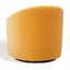 Fauteuil demi-tonneau pivotant en velours l 30,5 po Hilah-224965715