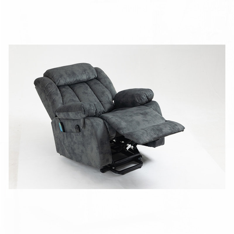 Recliners Lift Chair Relax Sofa Chair Livingroom Furniture Living Room Power Electric Reclining for Elderly, Grayish Blue