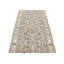 Tapis de couloir oriental Indo bleu clair et gris 2 pi 7 po x 8 pi Nain