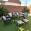Clayborn Wicker 7 - Person Garden Lounge Set with Cushions