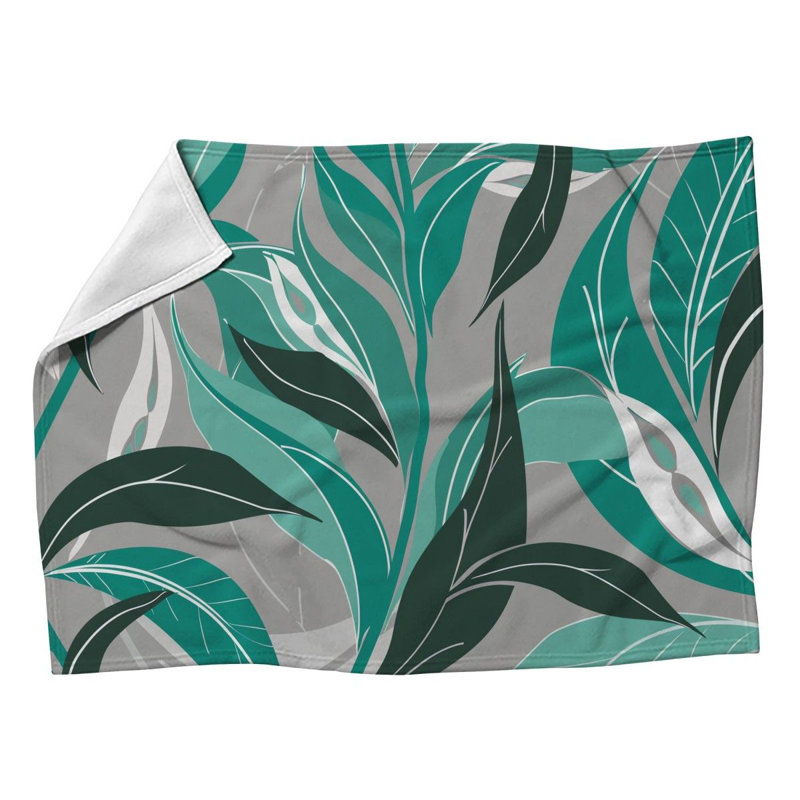 Wavy Elements Cool Machine Printed Throw Blanket, 60" W x 80" L
