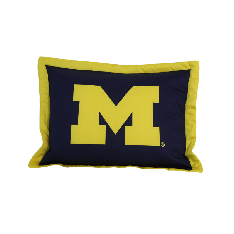 NCAA Cotton Blend Sham Set