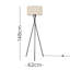 Misner 155cm Camden Tripod Floor Lamp with Large Reni Shade-44717501-44717519-111650067