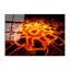 Superbe peinture murale en verre trempé 27,6 po x 39,4 po | 100% verre trempé, épaisseur: 0,16 pouce | Décoration élégante pour le salon ou le bureau, durable et facile à nettoyer, idée de cadeau parfaite