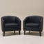 Fauteuil demi-tonneau capitonné 2 pièces Oscar-88292656
