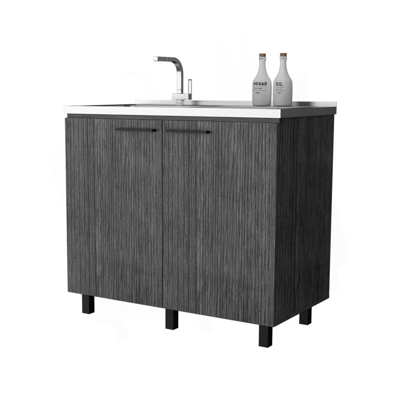 Lavabo et armoire Smokey Oak