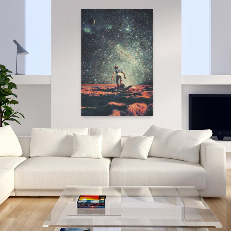 Art contemporain contemporain, H 48 po x l 32 po