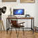 Ebern Designs Lars Metal Base Writing Desk & Reviews | Wayfair