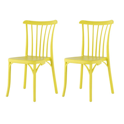 Guthfast Slat Back Resin Stacking Side Chair