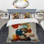 Ensemble de housse de couette Abstract Geometric Marbles Pyramid IV - Abstract Modern Shapes-101243070