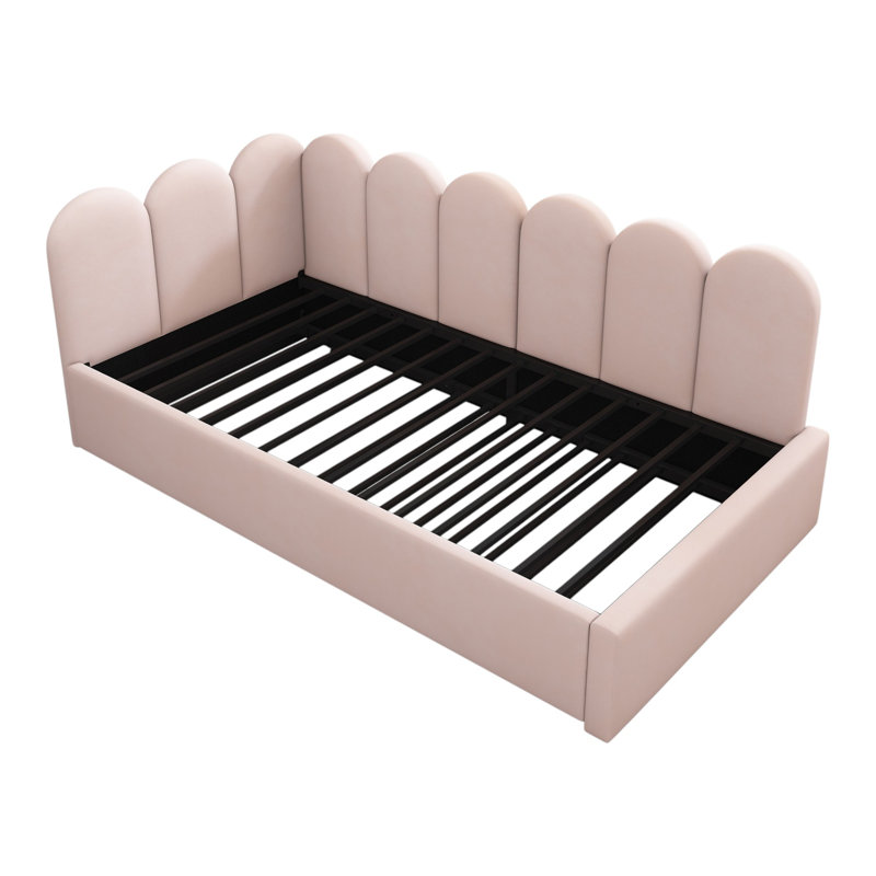 Upholstered Bed, Pink