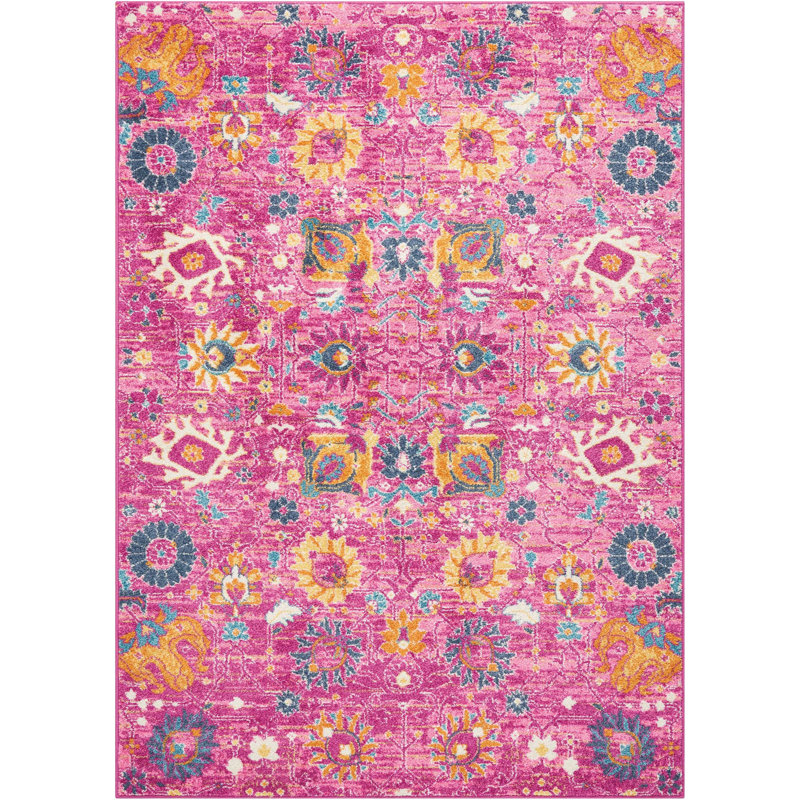 Dreher Oriental Indoor Rug, Rectangle 5'3" x 7'3"