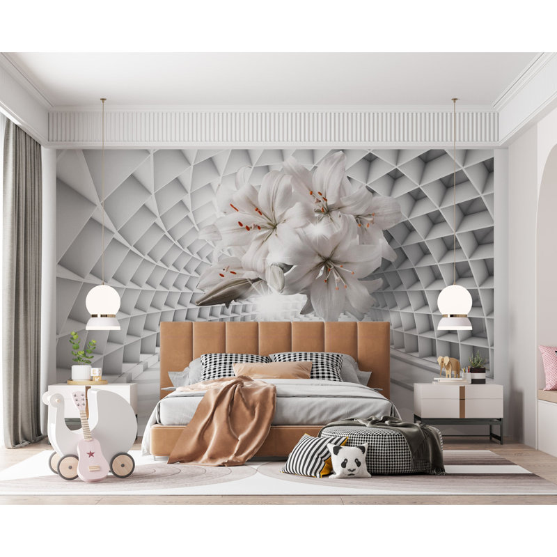 Brosine Peel & Stick Wall Mural, 124" L x 173" W