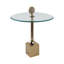 Sagebrook Home 23" Macklin Labradorite Stone Glass And Metal Accent-86681761