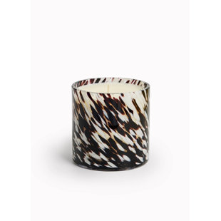 Bougie en bois de santal safran