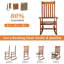Chaise berçante d'extérieur en bois massif Bello-2001262297