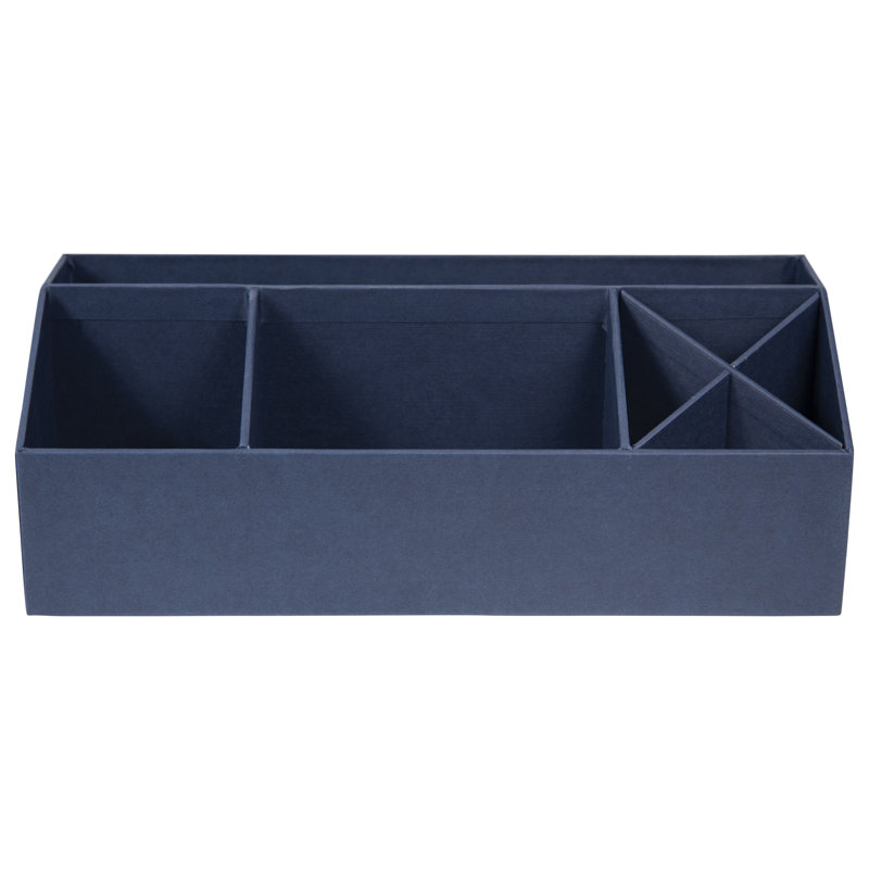 Bigso Elisa Desktop Organizer - Durable Office Desk Organizer, Blue