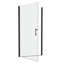 Porte de douche pivotante universelle à réglage de 1 3/8 po polyvalent, ouverte à l'extérieur, avec finition en verre trempé de 1/4 po-111795407