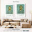 Autoportrait Van Gogh, affiche d'exposition-168098718