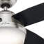 Ventilateur de plafond standard à 4 pales de 44 po avec lumières et télécommande Dempsey-56213873