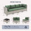 Ensemble de conversation modulaire d'extérieur en rotin 7 pièces PE-874236373-874236381