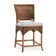 Tabouret de comptoir tissé Jaime