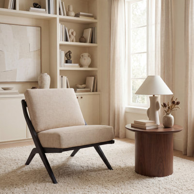 Fauteuil d'appoint scandinave Rashona